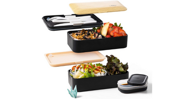 Atthys Bento Box con 3 cubiertos