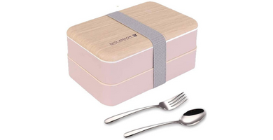 Binoster Fiambrera bento Rosado