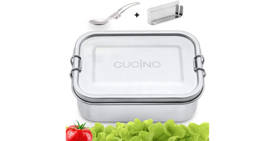 CUCINO Fiambrera Acero Inoxidable 800 ml