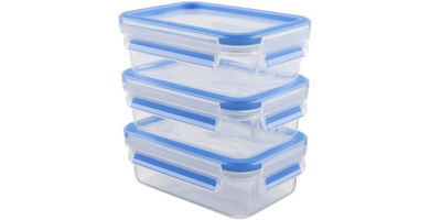 Emsa Set de 3 herméticos de plástico