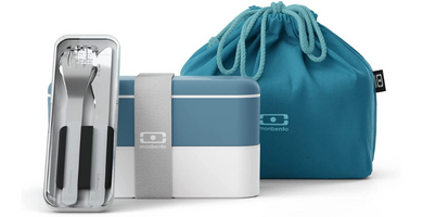 MONBENTO - Set Fiambrera Lunch Box Denim