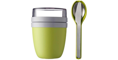 Mepal Juego de cubiertos para desayuno con vaso