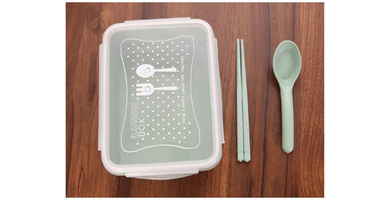 WENFINSP Bento Box de Fibra de Trigo