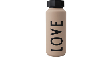Design Letters Botella Termo Marrón Claro 500ml