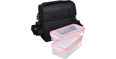 IRIS Optimal Bolsa Porta Alimentos Negro