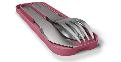 MONBENTO - Cubiertos con Estuche MB Pocket Blush