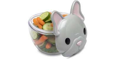 Melii Bulldog Francés - Recipiente para aperitivos