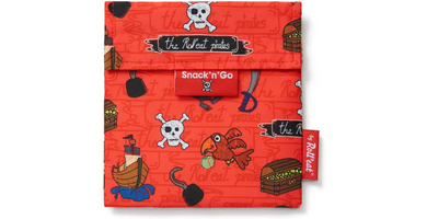 Roll'eat Porta Snacks Reutilizable Color Piratas Rojo